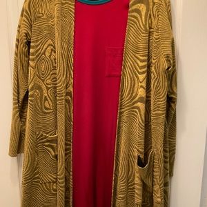 Large Sarah olive green LuLaRoe